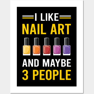 3 People Nail Art Nail Tech Nails Manicure Manicurist Pedicure Pedicurist Posters and Art